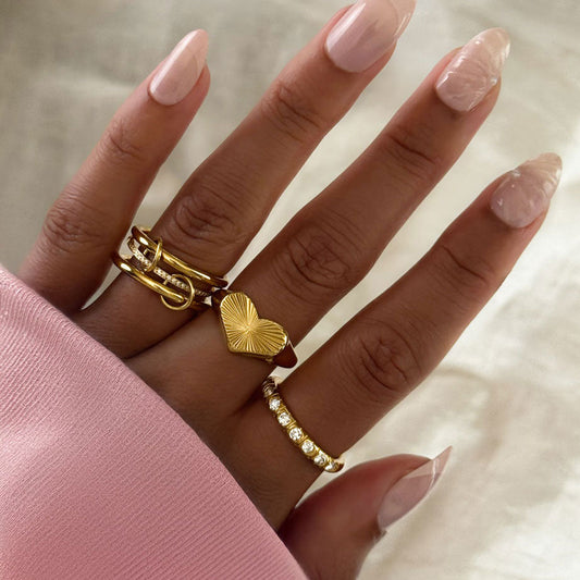 Affordable Luxury: Stacking with Cubic Zirconia for a Diamond-Look Finish"