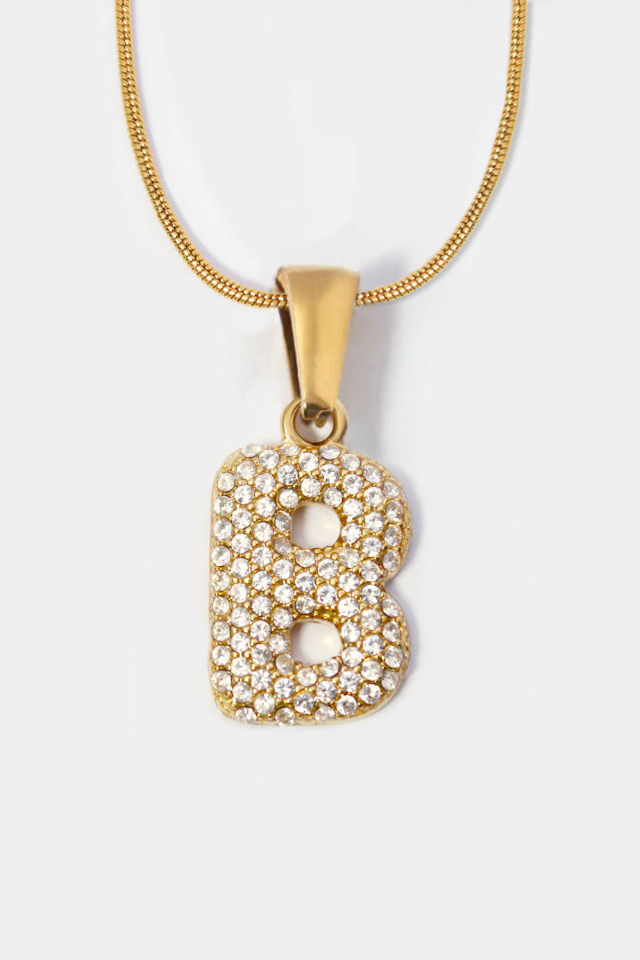 Harmony Bubble Initial Necklace