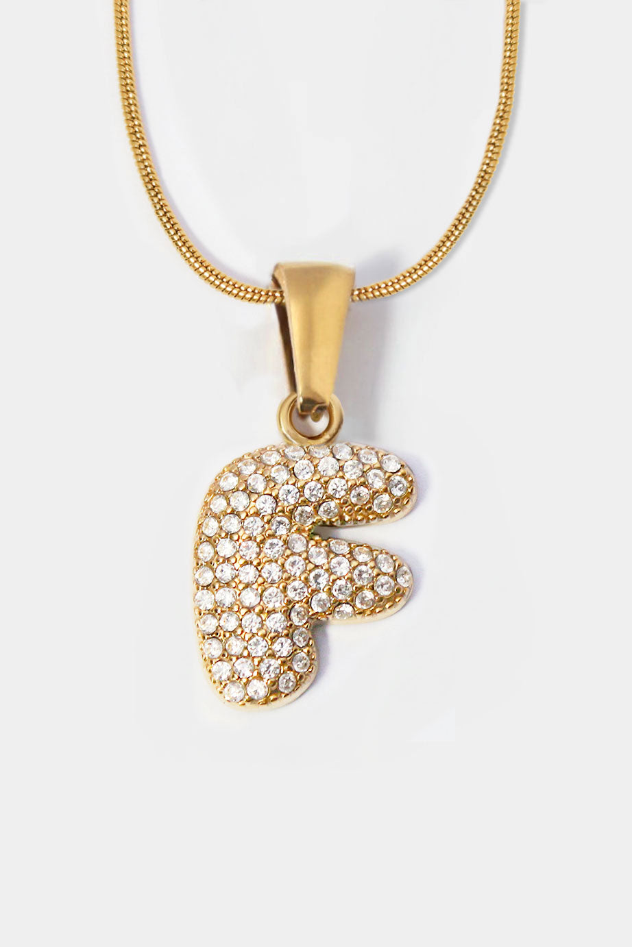 Harmony Bubble Initial Necklace