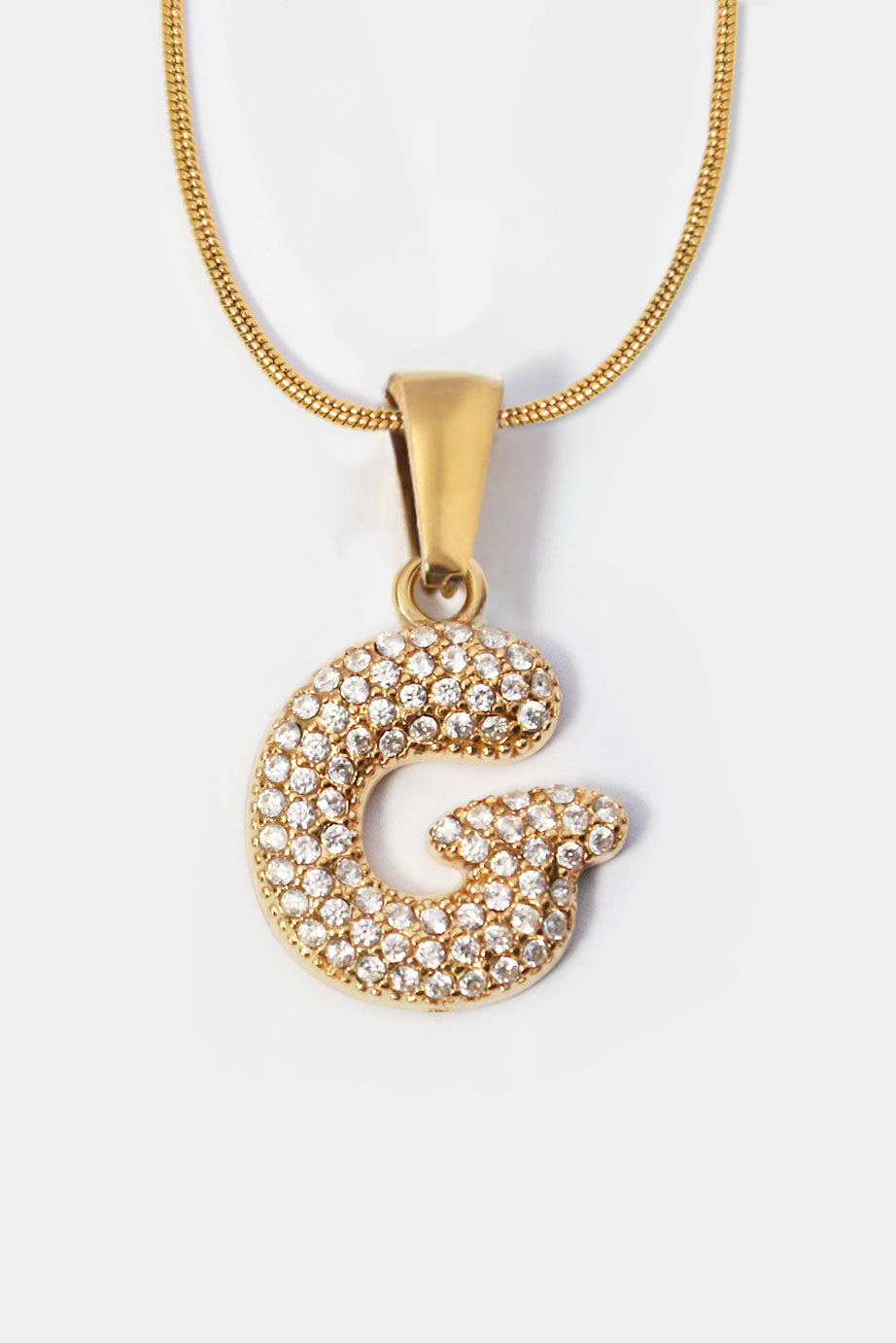 Harmony Bubble Initial Necklace