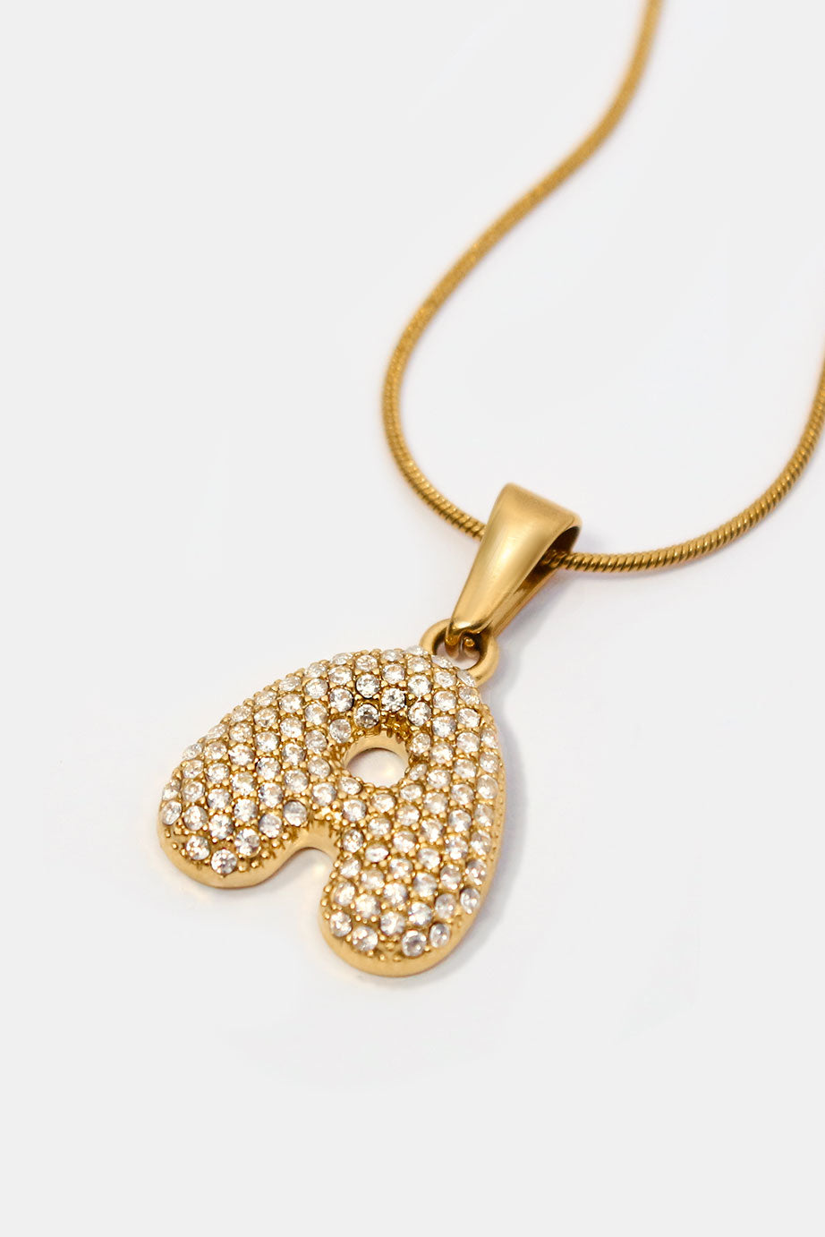 Harmony Bubble Initial Necklace