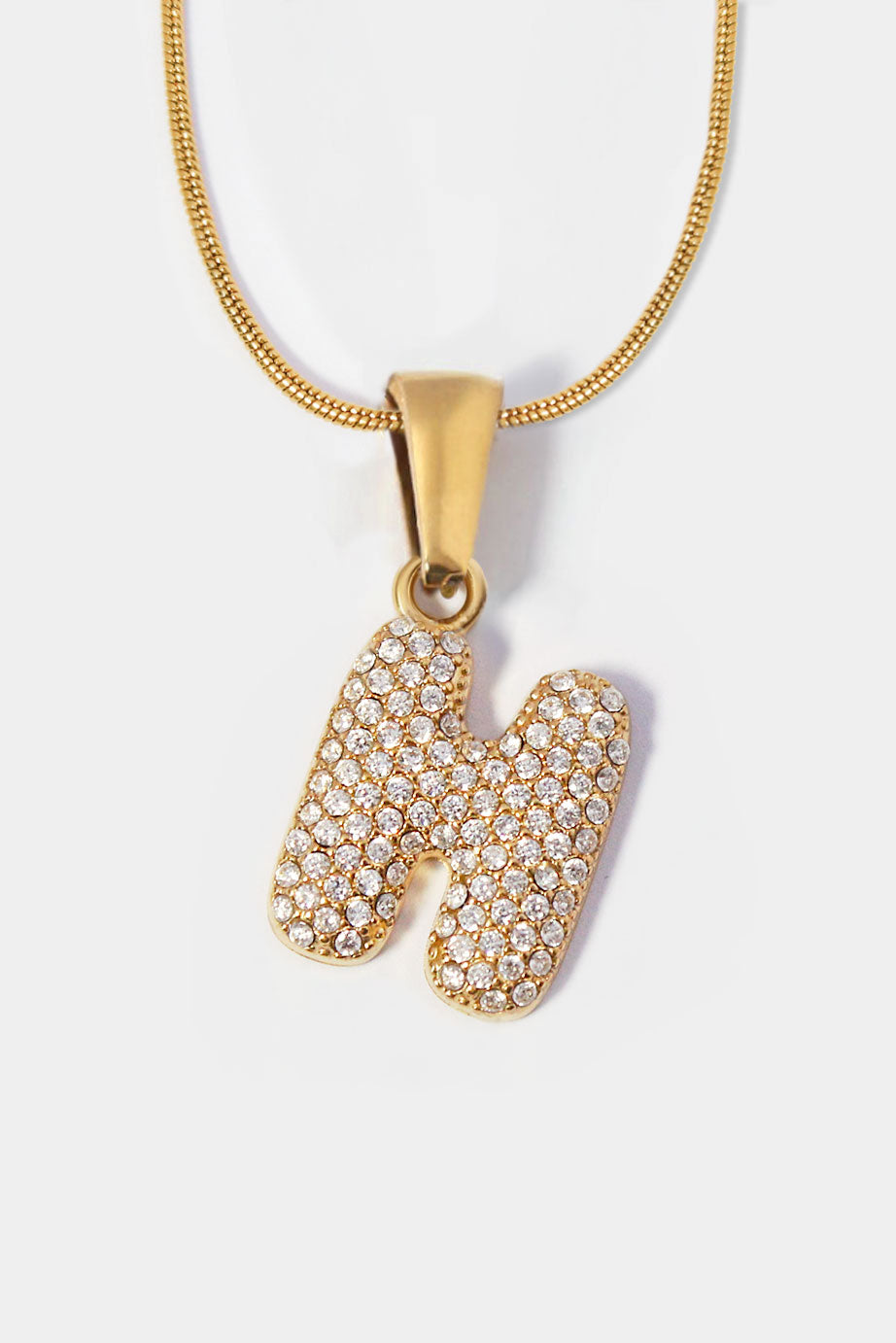 Harmony Bubble Initial Necklace