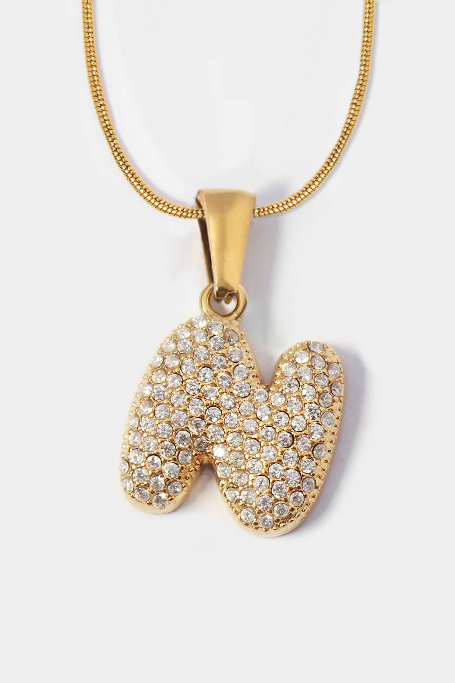 Harmony Bubble Initial Necklace