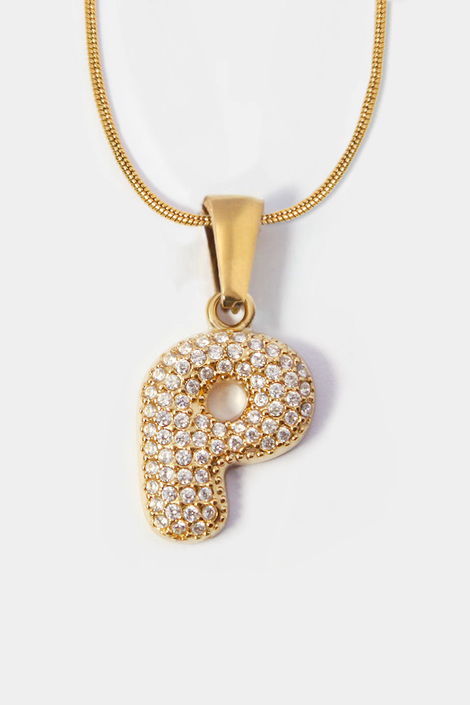 Harmony Bubble Initial Necklace