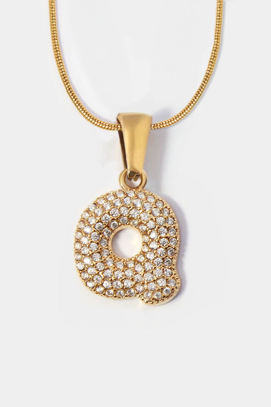 Harmony Bubble Initial Necklace