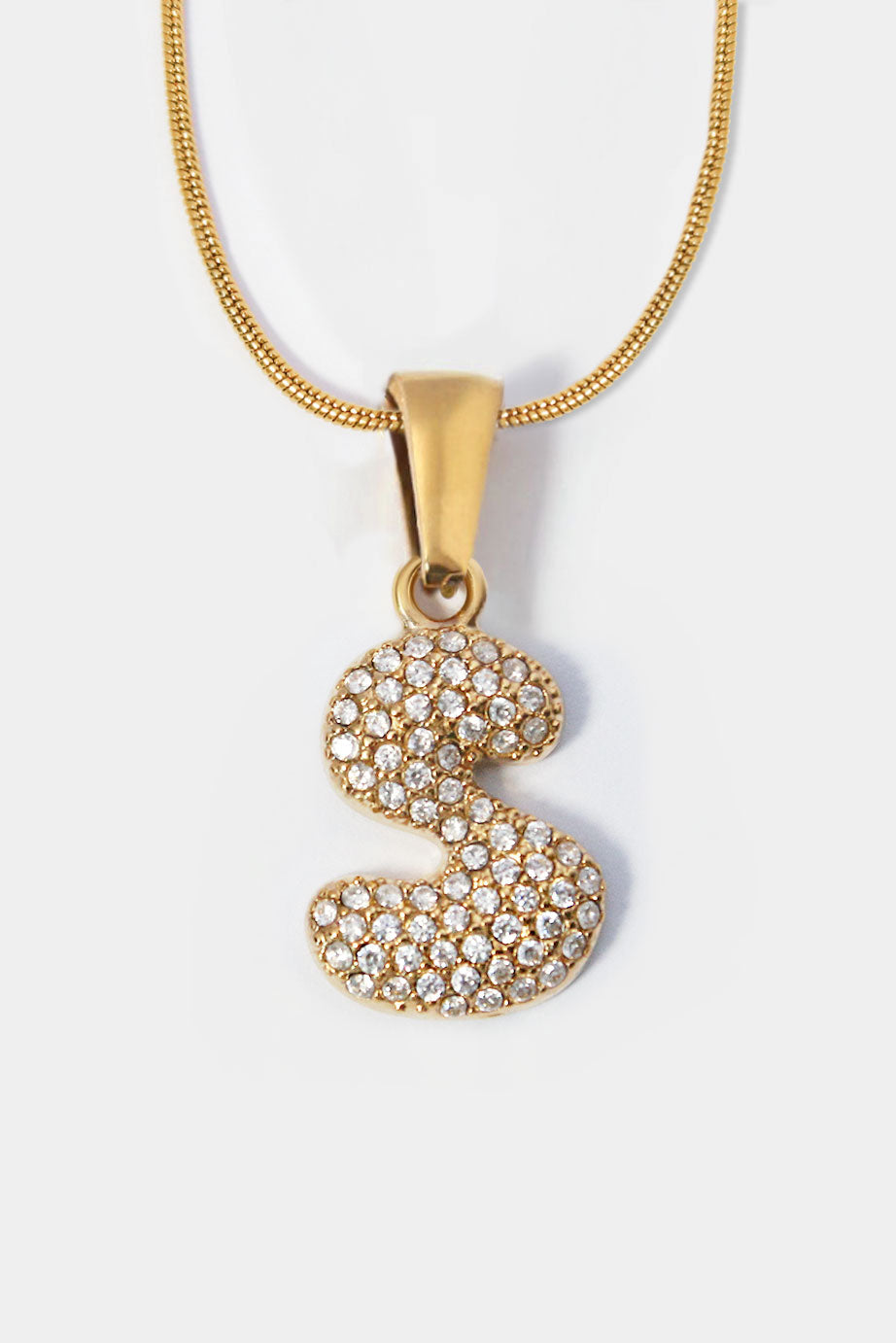 Harmony Bubble Initial Necklace