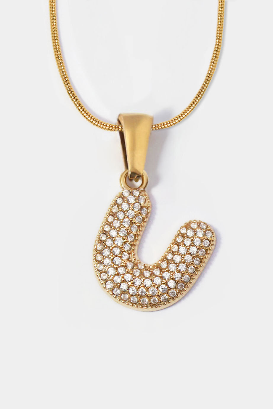 Harmony Bubble Initial Necklace