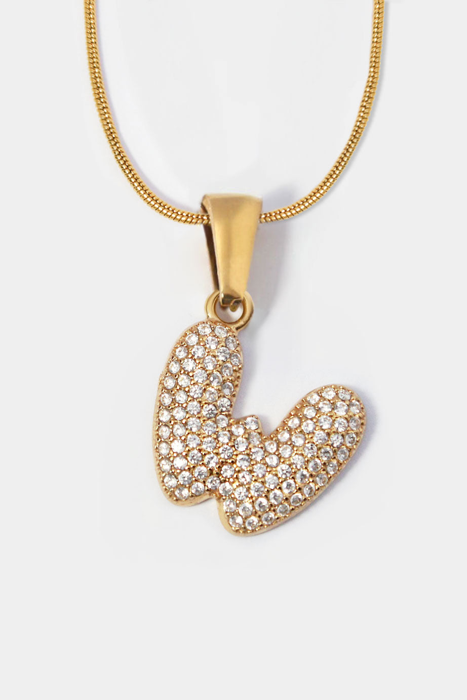 Harmony Bubble Initial Necklace