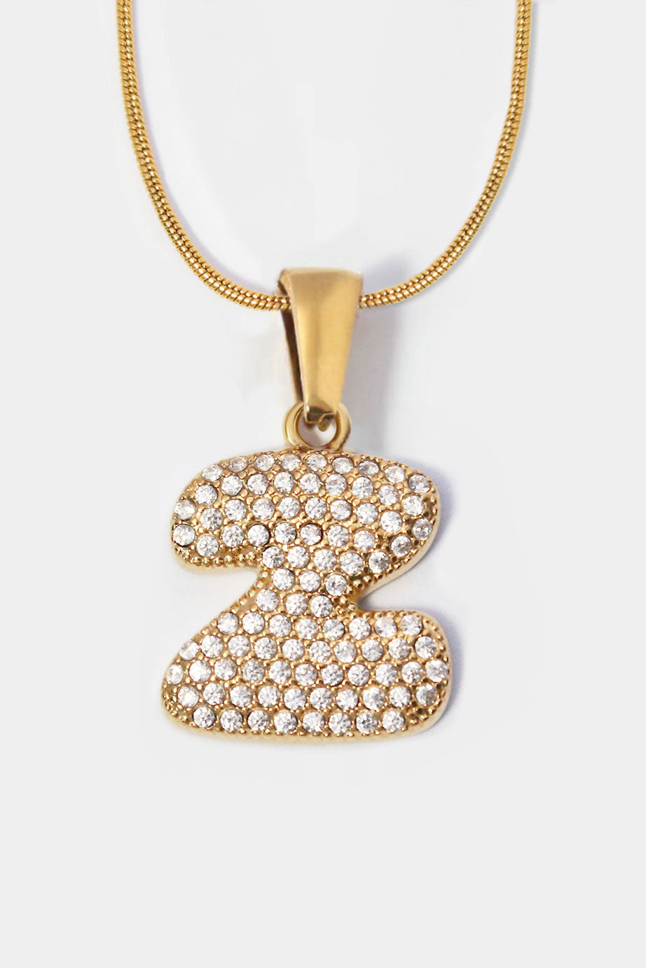Harmony Bubble Initial Necklace