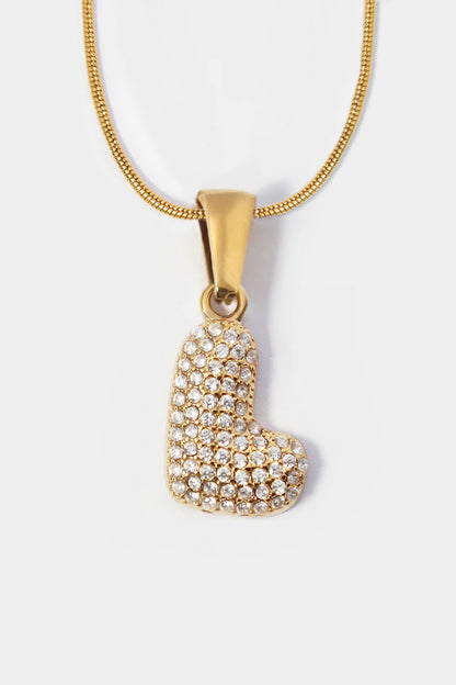 Harmony Bubble Initial Necklace