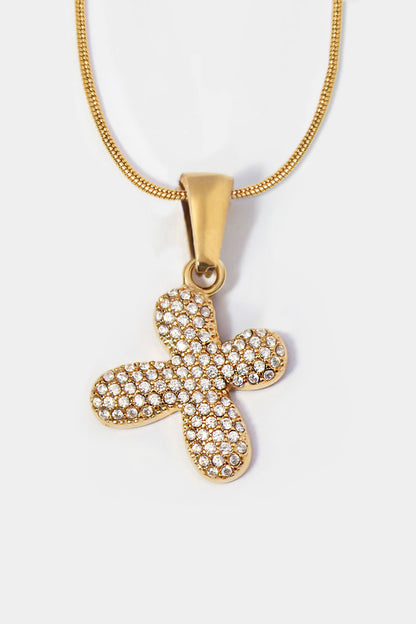 Harmony Bubble Initial Necklace